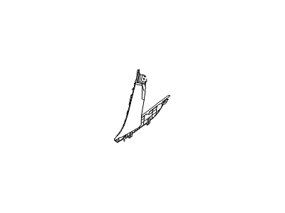 Hyundai 84680-A5000-RY Garnish-Console Upper Rear, LH