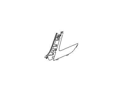 Hyundai 84685-A5000-RY Garnish-Console Upper Rear, RH