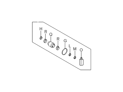 Hyundai 49604-2HA21 Damper Kit-Front Axle Dynamic, RH