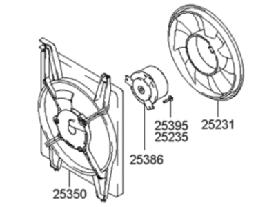 Hyundai 25380-2D001 Blower Assembly