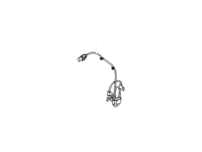 Hyundai 95671-1E000 Sensor Assembly-Abs Front Wheel , R