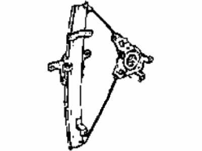 Hyundai 83403-33102 Rear Left Power Window Regulator Assembly
