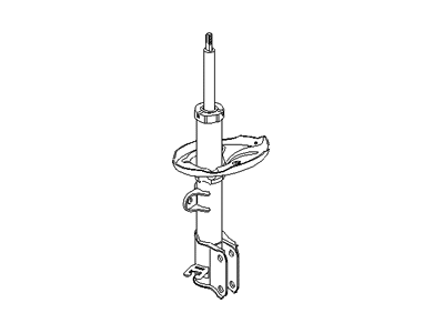 Kia 553611F800 Rear Shock Absorber Assembly, Right