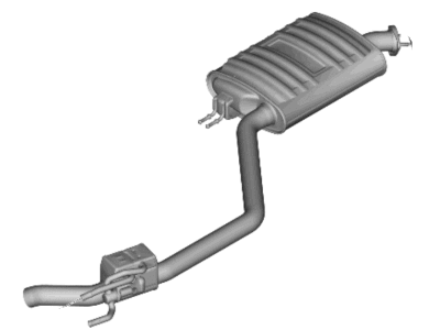 Hyundai 28650-CL210 MUFFLER ASSY-CENTER