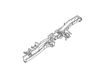 Hyundai 65720-2B200 Member Assembly-Rear Floor Side, RH