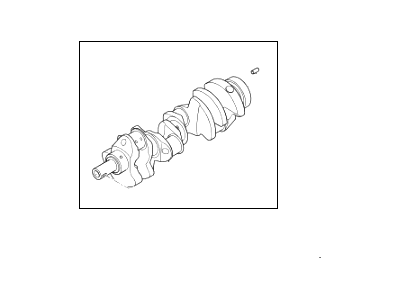 Kia 231103F301 CRANKSHAFT Assembly