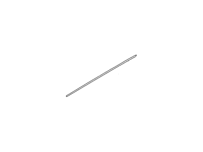 Hyundai 87736-3L020 Bright-Waist Line Molding Rear Door, RH