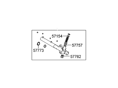 Hyundai 57790-26A00 Seal Kit-Power Steering Gear