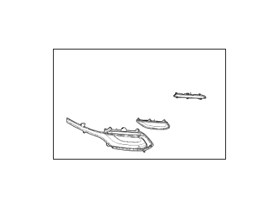 Hyundai 86562-4Z500 MOULDING-Front Bumper, RH