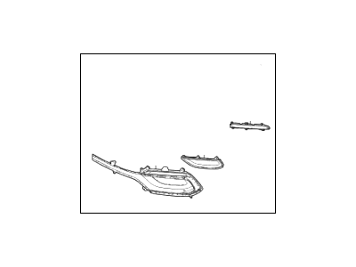 Hyundai 86561-4Z500 MOULDING-Front Bumper, LH
