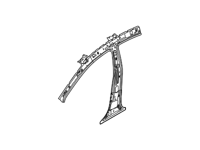 Hyundai 71402-F2000 Pillar Assembly-Center, RH