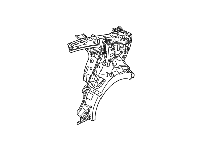 Hyundai 71602-F3000 Panel Assembly-Quarter Inner, RH
