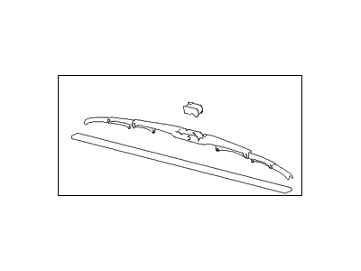 Hyundai 98350-38000 Wiper Blade Assembly, Driver