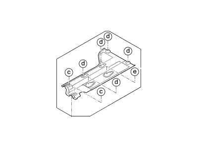Hyundai 84135-D2000 Under Cover Assembly, LH