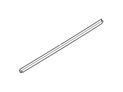 Hyundai 83231-2H000 Weatherstrip-Rear Door Belt Inside LH