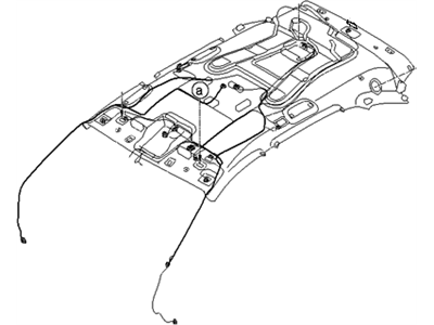 Hyundai 85301-3J010-6T Headlining Assembly