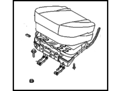 Hyundai 89100-2E000-J9A Cushion Assembly-Rear Seat, LH