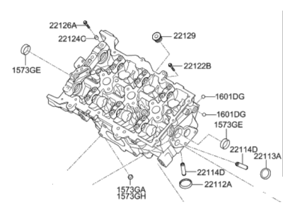 Hyundai 543G5-3LA0A Head Sub Assembly-Cylinder, LH