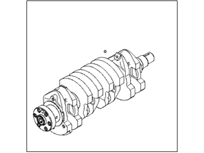 Kia 231103E101 CRANKSHAFT Assembly