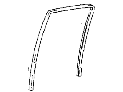 Hyundai 83553-22001 Run-Rear Door Glass Lower