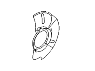 Hyundai 51756-2S550 Cover-Front Brake Disc Dust RH