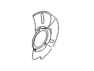 Hyundai 51755-2S550 Cover-Front Brake Disc Dust LH