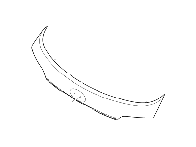 Hyundai 87371-B8000 Garnish-Tail Gate, Upper