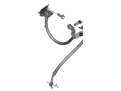 Hyundai 58731-CV000 HOSE-BRAKE FRONT,LH