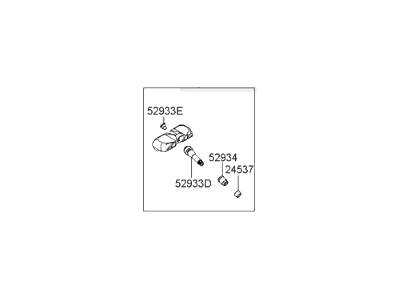 Kia 529331FA00 Tire Pressure Monitoring System Sensor