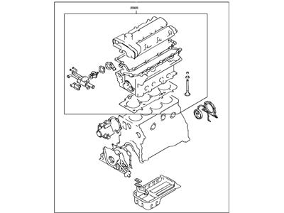 Hyundai 20910-37E00 Gasket Kit-Engine Overhaul