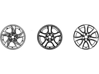 Hyundai 52910-3X150 15 Inch Wheel