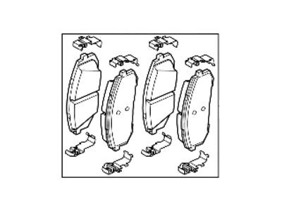Hyundai 58101-L1A01 Pad Kit-Front Disc Brake