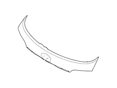Hyundai 87371-B8000-M8S Garnish-Tail Gate, Upper