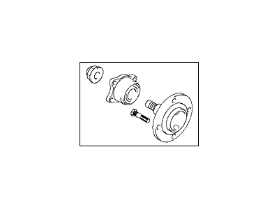 Hyundai 52730-38002 Rear Wheel Hub And Bearing Assembly