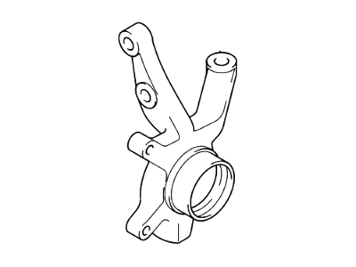 Hyundai 51715-25000 Knuckle-Front Axle, LH