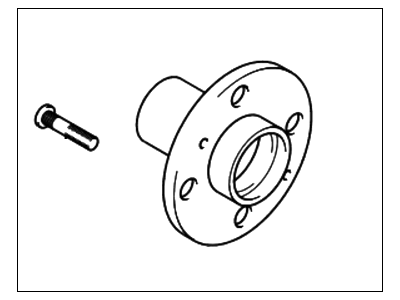 Hyundai 51750-25000 Front Wheel Hub Assembly