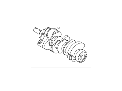 Hyundai 23110-3CFA0 Crankshaft Assembly