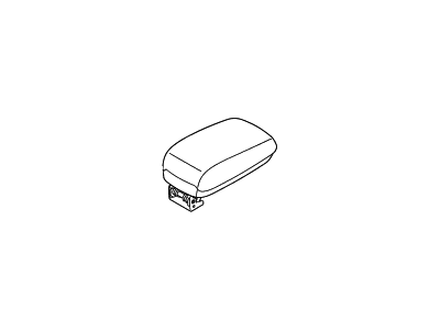 Hyundai 84660-1R000-8M Console Armrest Assembly