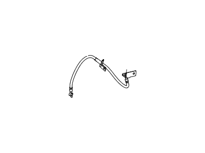 Hyundai 58732-A5000 Hose-Brake Front, RH