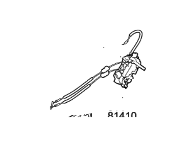 Hyundai 81420-3X000 Latch Assembly-Rear Door, RH