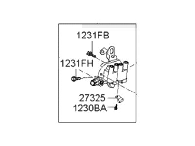 Hyundai 27301-37110 Coil Assembly-Ignition