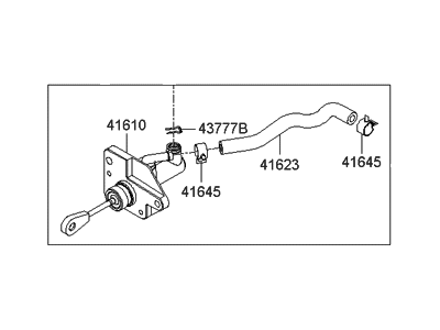 Kia 416052E000 Clutch MASTER/CYLINDER