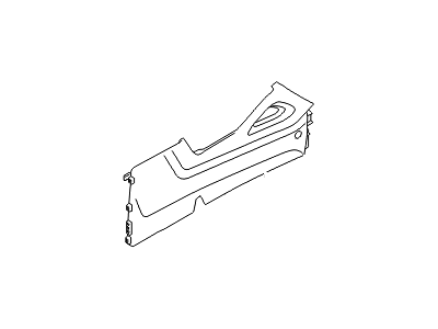 Hyundai 84612-2S000-9P Panel Assembly-Floor Console Outer, RH