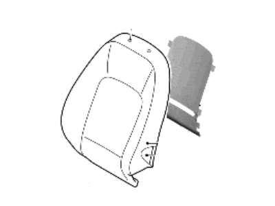 Hyundai 88460-J9000-PUM COVERING ASSY-FR BACK, RH