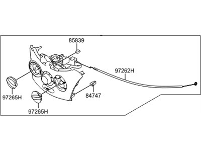 Hyundai 97250-1RBL0-RY Heater Control Assembly