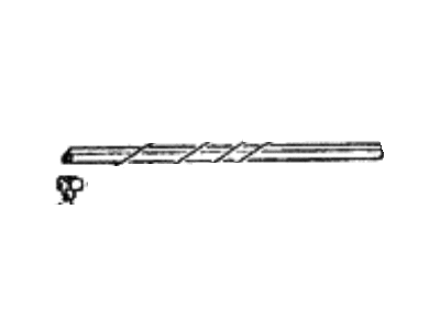 Hyundai 82210-21320 Weatherstrip Assembly-Front Door Belt Outside LH