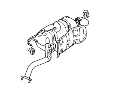 Hyundai 28723-3J100 Protector Assembly-Heat, RH