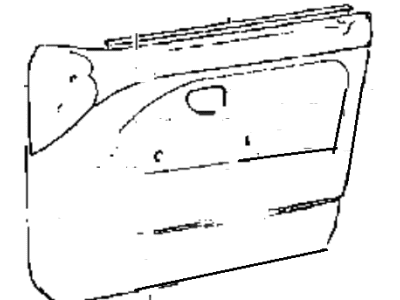 Hyundai 82241-22000 Weatherstrip-Front Door Belt Inside RH