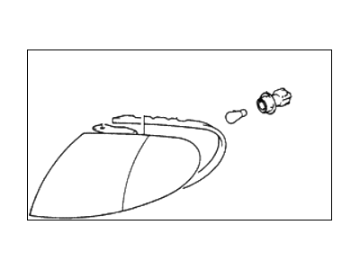 Hyundai 92301-29050 Lamp Assembly-Front Combination, LH