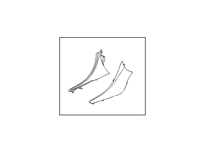 Hyundai 84690-3Q000-RAS Garnish Assembly-Crash Pad Center, LH